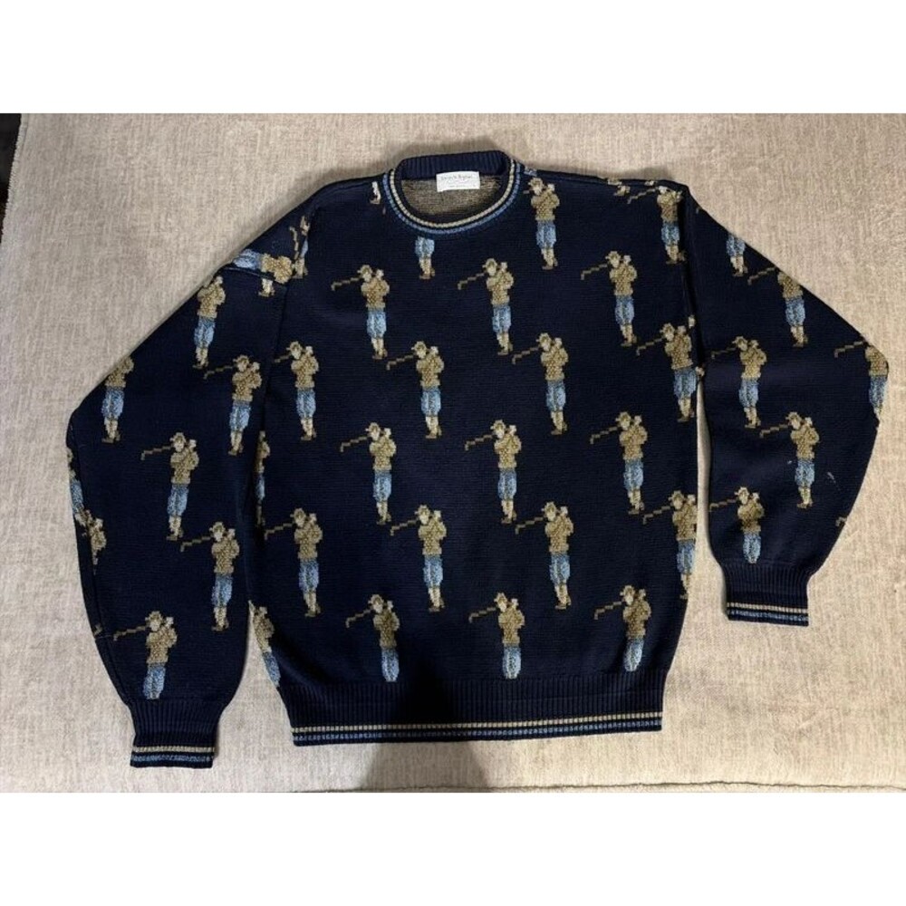 Tricots St. Raphael Large Men’s Golf Golfer Sweater